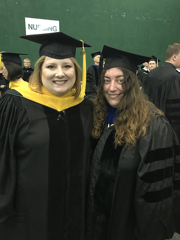 Natalia graduated -- Kristin's first graduate student!